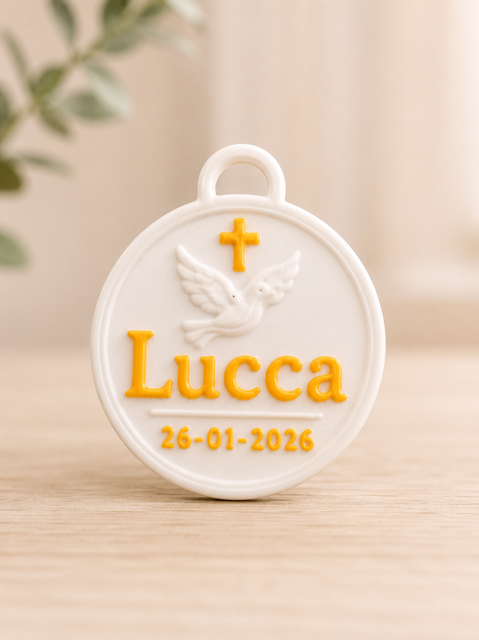 Medalha Personalizada para Batizado ✝️