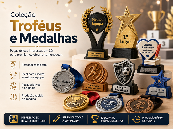 Troféus e Medalhas